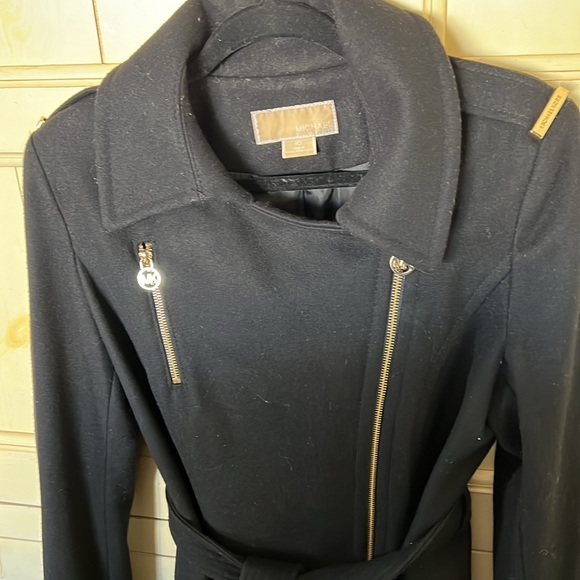 Michael Kors Wool Belted Coat size 10 women’s - Picture 2 of 7